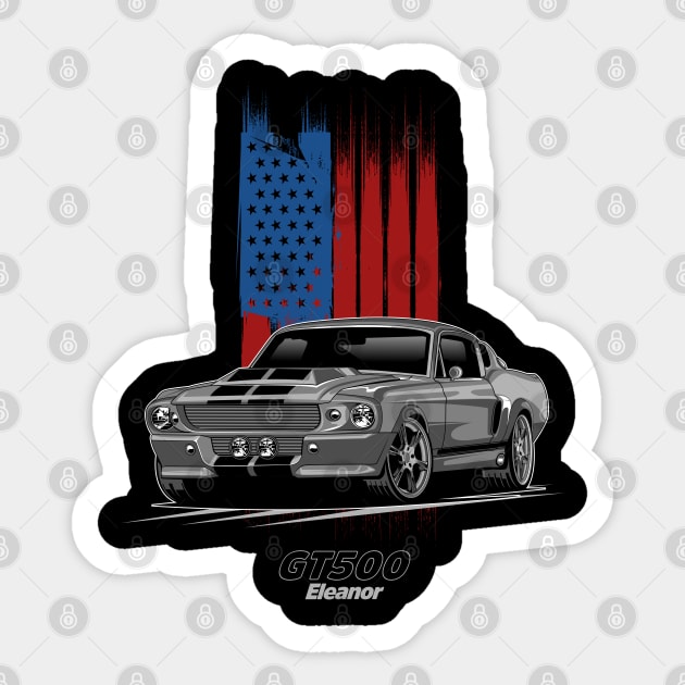 Ford Shelby Eleanor Sticker by aredie19